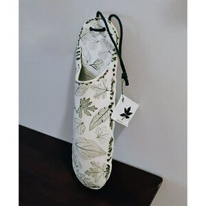 Freeman Ceramics California Handcrafted Botanical Pottery Pouch Vase Wall Pocket